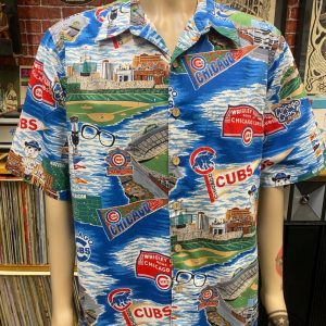 reyn spooner chicago cubs hawaiian shirt traditional wrigley legacy replica