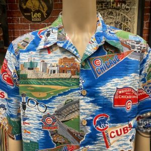 reyn spooner chicago cubs hawaiian shirt traditional wrigley legacy replica