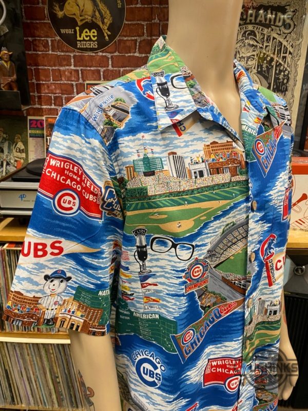 reyn spooner chicago cubs hawaiian shirt traditional wrigley legacy replica