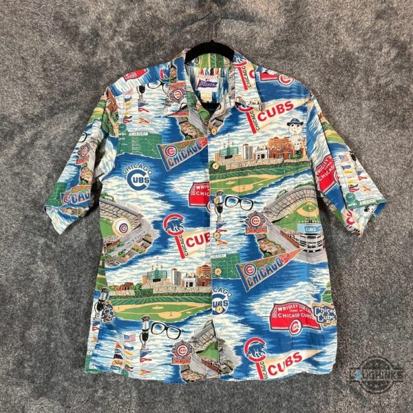 reyn spooner chicago cubs hawaiian shirt traditional wrigley legacy replica