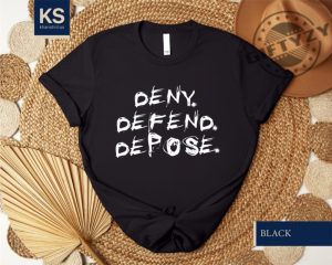 Deny Defend Depose Shirt Deny Defend Depose Sweatshirt Activist Tshirt Eat The Rich Hoodie Social Protest Sweater Gift For Her giftyzy 5