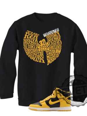 Nike Dunk High Wutang Tshirt Hoodie Sweatshirt Gifts For Fan Mens Women Shirts Near Me Tee Unique Replica revetee 1 2