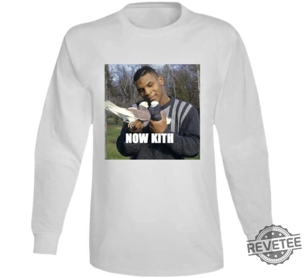 Now Kith Mike Tyson Pigeons Tshirt Hoodie Sweatshirt Gifts For Fan Mens Womens Funny Tee Gift Birthday Shirts Sweater Pullover Hoodies Unique revetee 1