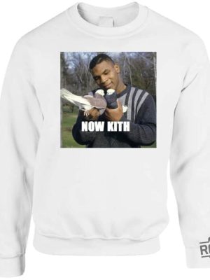 Now Kith Mike Tyson Pigeons Tshirt Hoodie Sweatshirt Gifts For Fan Mens Womens Funny Tee Gift Birthday Shirts Sweater Pullover Hoodies Unique revetee 1 1