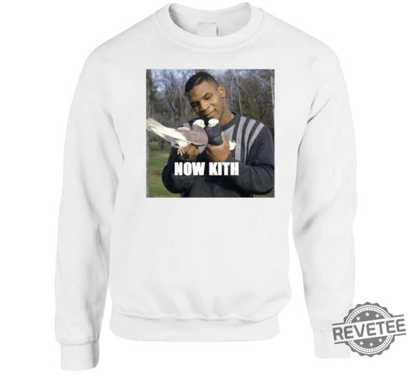 Now Kith Mike Tyson Pigeons Tshirt Hoodie Sweatshirt Gifts For Fan Mens Womens Funny Tee Gift Birthday Shirts Sweater Pullover Hoodies Unique revetee 1 1