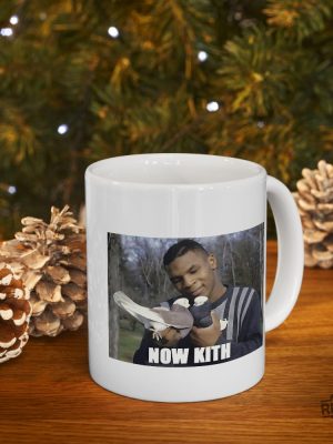 Now Kith Mike Tyson Pigeons Mug Tshirt Hoodie Sweatshirts Meme Mike Tyson Canvas Boxing Gloves Muhammad Ali Boxing Gift For Fan Mens Womens revetee 1 1