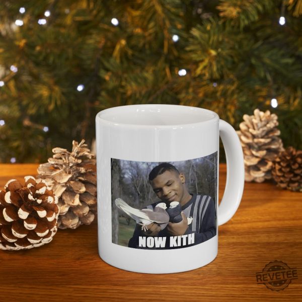 Now Kith Mike Tyson Pigeons Mug Tshirt Hoodie Sweatshirts Meme Mike Tyson Canvas Boxing Gloves Muhammad Ali Boxing Gift For Fan Mens Womens revetee 1 1