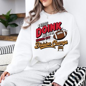 kansas city chiefs football division champs 2024 shirt a little doink for the division nfl football fan gift laughinks 2