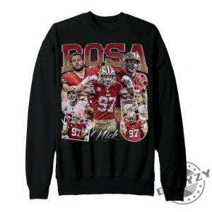 Nick Bosa Shirt Football American Vintage Tee Football 90S Bootleg Inspired Gift Fan Unisex Shirt Hoodie Sweatshirt giftyzy 3