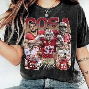 Nick Bosa Shirt Football American Vintage Tee Football 90S Bootleg Inspired Gift Fan Unisex Shirt Hoodie Sweatshirt giftyzy 5