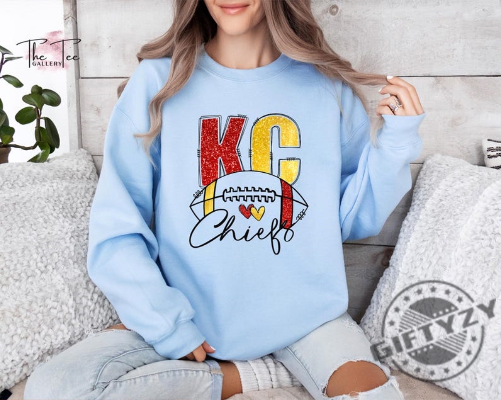 Kansas City Shirt Trendy Kansas City Fan Tshirt Football Kansas City Hoodie Game Day Sweater Chiefs Gift