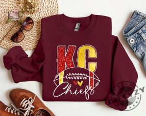 Kansas City Shirt Trendy Kansas City Fan Tshirt Football Kansas City Hoodie Game Day Sweater Chiefs Gift giftyzy 4