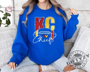 Kansas City Shirt Trendy Kansas City Fan Tshirt Football Kansas City Hoodie Game Day Sweater Chiefs Gift giftyzy 5