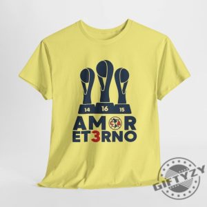 Amor Et3rno Tshirt Tricampeon America Championship Mexican Club Soccer Futbol Playera Shirt giftyzy 7