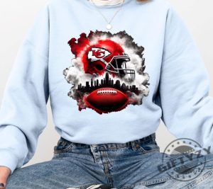 Smoke Kc Chiefs Kansas City Football Sweatshirt Kansas City Fan Tshirt Gift For Kansas City Fan Hoodie Kansas City Chiefs Retro Style Shirt giftyzy 2