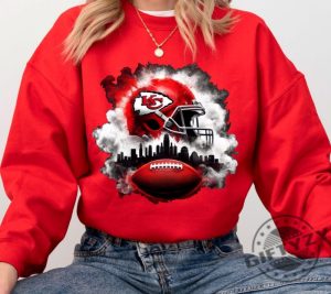 Smoke Kc Chiefs Kansas City Football Sweatshirt Kansas City Fan Tshirt Gift For Kansas City Fan Hoodie Kansas City Chiefs Retro Style Shirt giftyzy 4