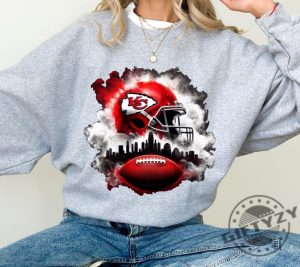 Smoke Kc Chiefs Kansas City Football Sweatshirt Kansas City Fan Tshirt Gift For Kansas City Fan Hoodie Kansas City Chiefs Retro Style Shirt giftyzy 5