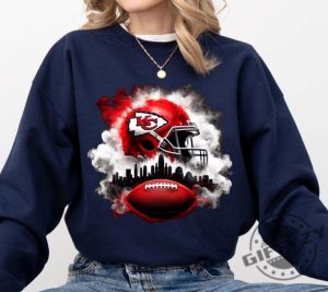 Smoke Kc Chiefs Kansas City Football Sweatshirt Kansas City Fan Tshirt Gift For Kansas City Fan Hoodie Kansas City Chiefs Retro Style Shirt giftyzy 6