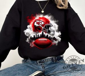 Smoke Kc Chiefs Kansas City Football Sweatshirt Kansas City Fan Tshirt Gift For Kansas City Fan Hoodie Kansas City Chiefs Retro Style Shirt giftyzy 7