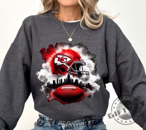 Smoke Kc Chiefs Kansas City Football Sweatshirt Kansas City Fan Tshirt Gift For Kansas City Fan Hoodie Kansas City Chiefs Retro Style Shirt giftyzy 8