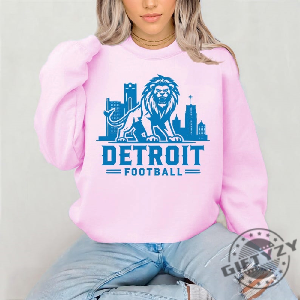 Detroit Football Shirt Vintage Detroit Lions Crewneck Sweatshirt Lions Gear Hoodie Detroit Game Day Sweatshirt Detroit Lions Tshirt