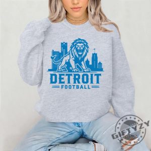 Detroit Football Shirt Vintage Detroit Lions Crewneck Sweatshirt Lions Gear Hoodie Detroit Game Day Sweatshirt Detroit Lions Tshirt giftyzy 3