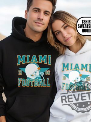 Distressed Vintage Style Miami Dolphins Football Apparel Hoodie Tshirt Sweatshirt Gifts For Fan Mens Womens Crewneck Sweater Pullover Hoodies revetee 1 2