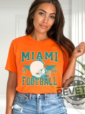 Distressed Vintage Style Miami Dolphins Football Apparel Hoodie Tshirt Sweatshirt Gifts For Fan Mens Womens Crewneck Sweater Pullover Hoodies revetee 1 4