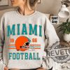 Vintage Miami Dolphins Football Sweatshirt Tshirt Hoodie Retro Tee Shirts Gifts For Mens Womens Trendy Retro Mascot Football Season Birthday Sweater revetee 1