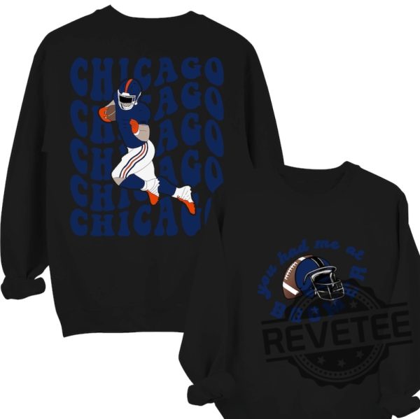 Chicago Bears Football Vintage Style Sweatshirt Hoodie Tshirt Retro Sweater Gifts For Fan Mens Womens Birthday Pullover Hoodies Unique revetee 1 1