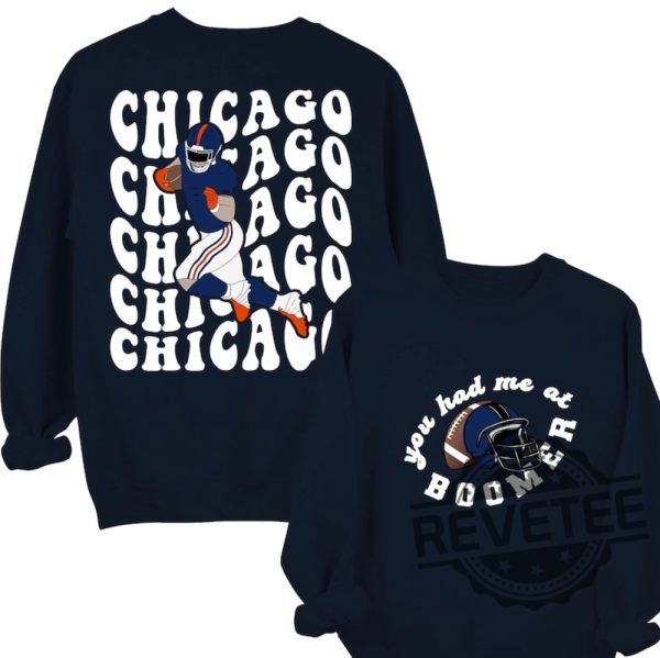 Chicago Bears Football Vintage Style Sweatshirt Hoodie Tshirt Retro Sweater Gifts For Fan Mens Womens Birthday Pullover Hoodies Unique revetee 1 2