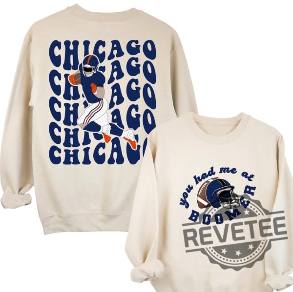 Chicago Bears Football Vintage Style Sweatshirt Hoodie Tshirt Retro Sweater Gifts For Fan Mens Womens Birthday Pullover Hoodies Unique revetee 1 3