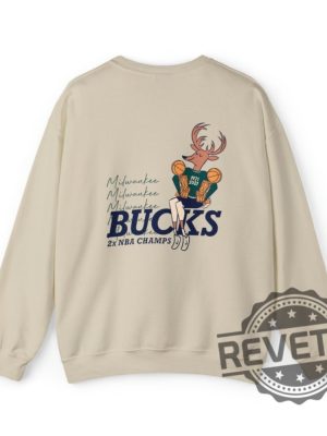 Vintage Bango Milwaukee Bucks Crewneck 2X Mba Champs Tshirt Hoodie Sweatshirt Tee Gift For Fan Mens Womens Birthday Gift Sweater Pullover Hoodies revetee 1 3