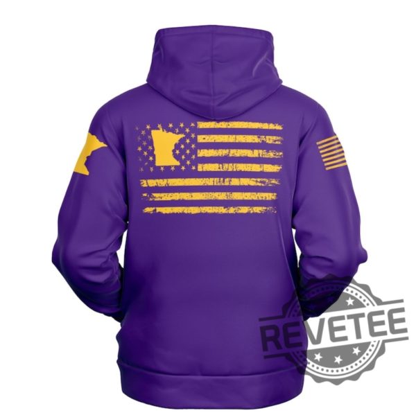 Minnesota Vikings Football America Flag Hoodie Sweatshirt Tshirt 3D All Over Printed Retro Sweater Pullover Hoodies Vintage Mn Gifts For Fan Unique revetee 1 2