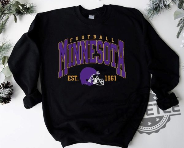 Minnesota Vikings 1961 Football Crewneck Sweatshirt Tshirt Hoodie Tee Gifts For Fan Mens Womens Game Day Shirts Birthday Sweater Pullover Hoodies revetee 1