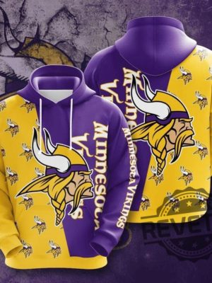 Minnesota Vikings Hoodie High Quality Clothing Hooded Hoodies New Tshirt Sweater 3D All Over Printed Gifts For Fan Mens Womens Gameday Unique revetee 1 1