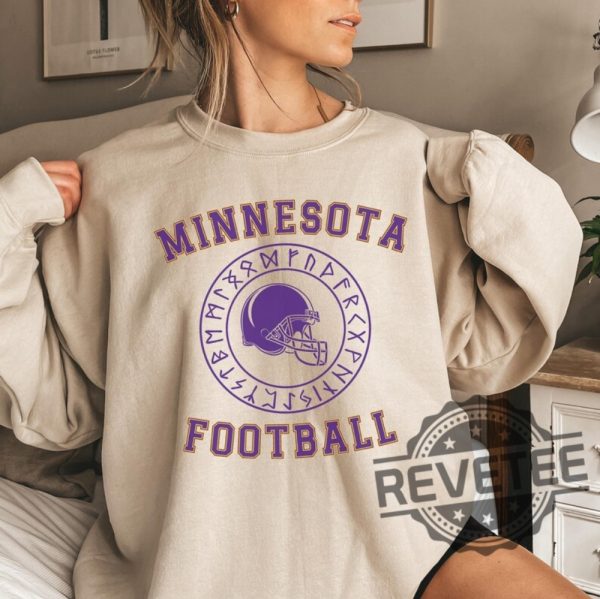 Minnesota Vikings Nfl Sweatshirt Hoodie Sweatshirt Tee Gift For Fan Mens Womens Birthday Gifts Sweater Hoody Shirts Tshirt Near Me Unique revetee 1 1