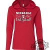 Womens Nebraska Cornhuskers Volleyball Dream Bigger Long Sleeve Hooded Tshirt Hoodie Apparel Boutique Husker Volleyball Tee Gift For Fan Unique revetee 1