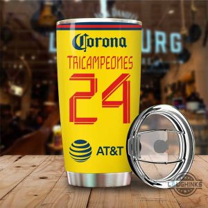 club america amor et3rno soccer tumbler cup