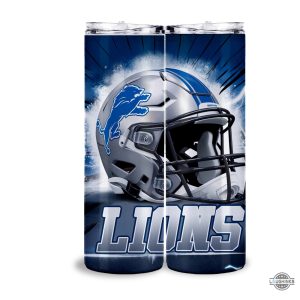 detroit lions skinny tumbler cup