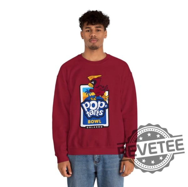 Poptart Bowl College Football Unisex Sweatshirt 2024 Pop Tarts Bowl Iowa State Cyclones Tshirt Hoodie Sweater Gameday Apparel Tailgating Gear revetee 1 6