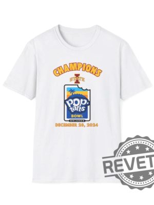 Poptart Bowl College Football Unisex Tshirt Gameday 2024 Pop Tarts Bowl Iowa State Cyclones Tee Shirt Sweatshirt Sports Fan Apparel Champs Unique revetee 1 2