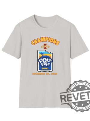 Poptart Bowl College Football Unisex Tshirt Gameday 2024 Pop Tarts Bowl Iowa State Cyclones Tee Shirt Sweatshirt Sports Fan Apparel Champs Unique revetee 1 3