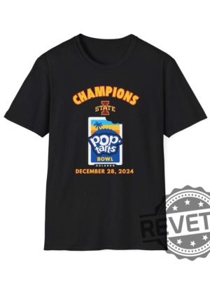 Poptart Bowl College Football Unisex Tshirt Gameday 2024 Pop Tarts Bowl Iowa State Cyclones Tee Shirt Sweatshirt Sports Fan Apparel Champs Unique revetee 1 5