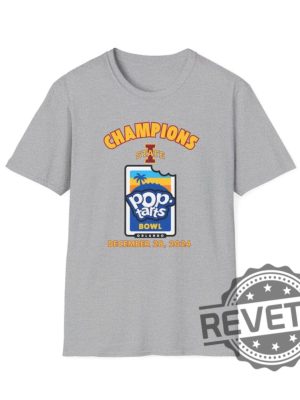 Poptart Bowl College Football Unisex Tshirt Gameday 2024 Pop Tarts Bowl Iowa State Cyclones Tee Shirt Sweatshirt Sports Fan Apparel Champs Unique revetee 1 6