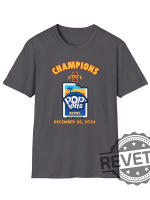 Poptart Bowl College Football Unisex Tshirt Gameday 2024 Pop Tarts Bowl Iowa State Cyclones Tee Shirt Sweatshirt Sports Fan Apparel Champs Unique revetee 1 7