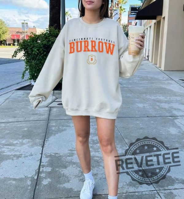 Cincinnati Bengals Joe Burrow Sweatshirt Tshirt Hoodie Tee Gifts For Fan Mens Womens Vintage 90S Shirts Football Sunday Sweater Hoodies Unique revetee 1 1