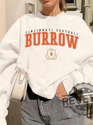 Cincinnati Bengals Joe Burrow Sweatshirt Tshirt Hoodie Tee Gifts For Fan Mens Womens Vintage 90S Shirts Football Sunday Sweater Hoodies Unique revetee 1 2