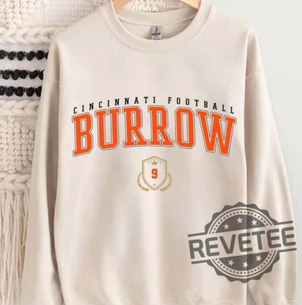 Cincinnati Bengals Joe Burrow Sweatshirt Tshirt Hoodie Tee Gifts For Fan Mens Womens Vintage 90S Shirts Football Sunday Sweater Hoodies Unique revetee 1 3