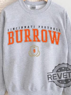 Cincinnati Bengals Joe Burrow Sweatshirt Tshirt Hoodie Tee Gifts For Fan Mens Womens Vintage 90S Shirts Football Sunday Sweater Hoodies Unique revetee 1 5